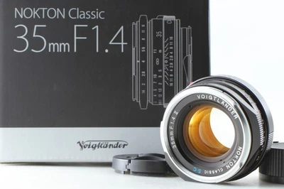 [Unused in Box] Voigtlander Cosina NOKTON Classic 35mm F1.4 II SC VM Lens Japan - Image 1 of 4