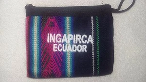 2 FESTIVAL HANDGEMACHTE INGAPIRCA "INKA-BÜGEL" KLEINGELDBÖRSE REISSVERSCHLUSS & INNENFUTTER - Bild 1 von 2