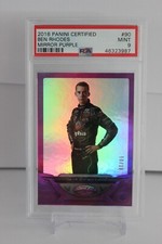 Ben Rhodes 2016 Certified Racing RC Mirror Purple /10 PSA 9 NASCAR
