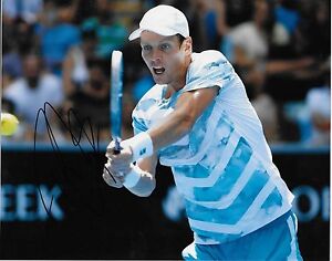 Autographed Tomas Berdych ATP Tennis 8x10 Photo #3 Original