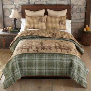 Donna Sharp Spruce Trail Lightweight Quilted Bedding Set - Picture 1 of 13