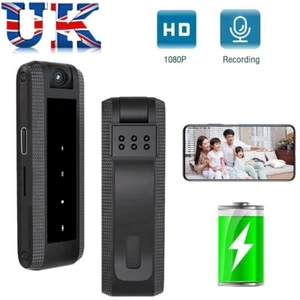 NEW Portable Police Body Camera HD1080P Pocket Video Audio Recorder Night Vision - Picture 1 of 15