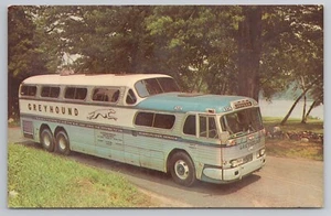 Postal Through Vacation Wonderland de Greyhound Scenicruiser c1961 - Imagen 1 de 2