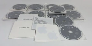Lot of 10 Apple Mac OS X 10.5.2 Mac Pro Install Disc 1 & 2 + Stickers User Guide - Picture 1 of 8