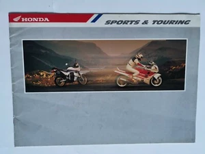 Honda Sports and Touring Range 1990 Motorrad Verkaufsprospekt  - Bild 1 von 5