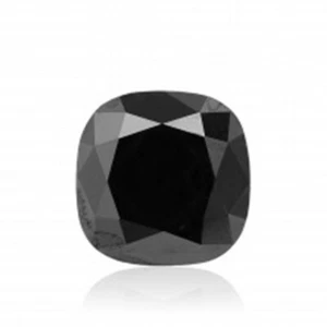 1 pieza Diamante Corte Cojín Natural Negro Suelto Diamante I3 Claridad 2.01 Quilates - Imagen 1 de 4