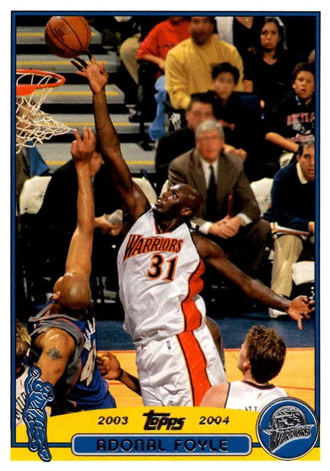 2003-04 Topps Adonal Foyle Golden State Warriors #213 - Image 1 of 2