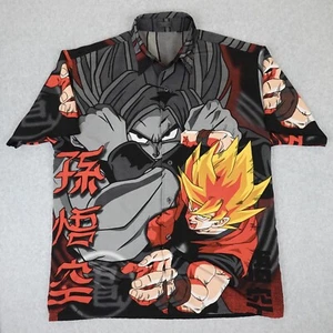 Camicia vintage Super Saiyan Goku stampa all over con bottoni Dragon Ball Z S con difetti - Foto 1 di 14