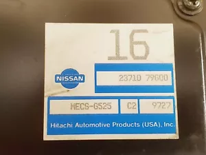 MECS-G525 C2 1989 Nissan Pathfinder D21 Engine Control Unit ECU ECM PCM - Picture 1 of 9