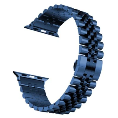 Pulseira de aço para Apple Watch Ultra 2 pulseira 49mm 44 45 38 42 Series 9 8 7 6 SE 5 4 - Imagem 1 de 4