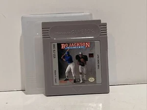 Bo Jackson Two Games In One Nintendo Game Boy Video Game Football Baseball Sport - Picture 1 of 2