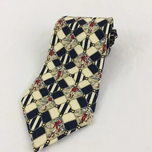 Corbata de golf de colección Tommy Hilfiger corbata de seda italiana en forma de diamante preparada 55"" EE. UU. - Imagen 1 de 6