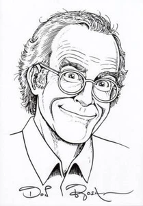 DON ROSA DRUCK / PRINT "SELBSTPORTRÄT / SELF PORTRAIT" SIGNIERT - Bild 1 von 1
