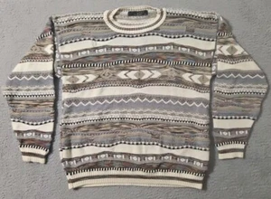 Vintage 90s Protege Collection Multicolor Crewneck Coogi Cosby Style Sweater XL - Bild 1 von 11