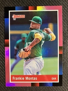 2022 Panini Donruss - Retro 1988 Holo Pink #244 Frankie Montas - Picture 1 of 2