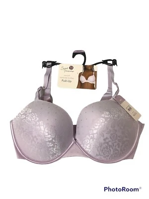 Sujetador push up figura completa ligeramente forrado púrpura talla 36DD Secret Treasures para mujer Foto 1 de 4