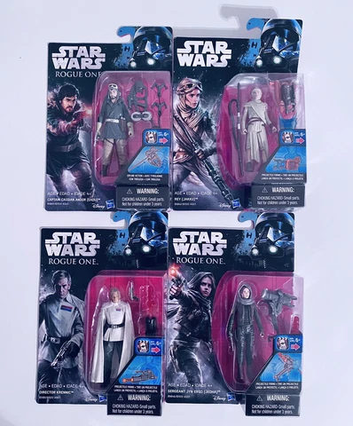 Star Wars Captain Cassian,Jakku,Director Krennic,Jyn Hasbro Rogue One Figures 🔥 Cover