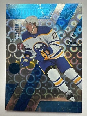 23-24 UD SPX LUKAS ROUSEK RADIANCE BLUE RC /100 #189 PARALLEL SP ROOKIE 2023 - Image 1 of 2
