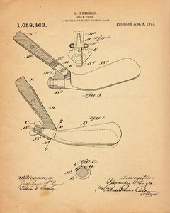 8743.Decoration Poster.Home interior wall art design.Invention patent.Golf club - Picture 1 of 1