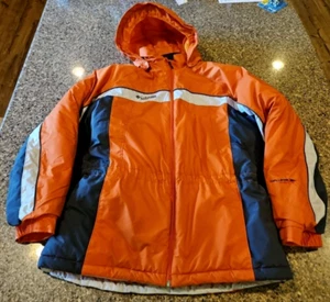 Columbia Cappotto Giacca Invernale Ragazzo Serie Challenge Ragazzo XL 18-20 Arancione - Foto 1 di 12