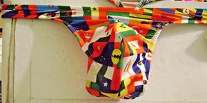 HOT NEW, MALE POWER, THONG IN, SM/MED UNLINED FITS 24"-32" WAISTS - Picture 1 of 5