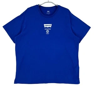 Levi's Strauss & Co Rundhals Blau T-Shirt Herren Größe XL - Bild 1 von 9