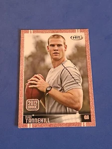 2012 Ryan Tannehill Sage Hit Pink Glitter #126 Rookie Football Card Rc Rare - Picture 1 of 2