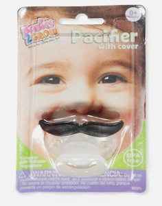 Chupete de 2 crecimientos para bebés con cubierta - blanco, talla única - Imagen 1 de 2