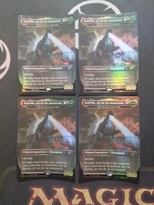 MTG PLAYSET 4X FOIL Godzilla, rey de los monstruos / Zilortha - SPANISH EX - Imagen 1 de 1