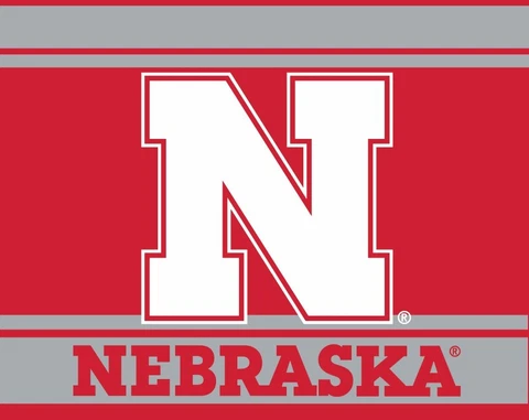 NEBRASKA 5" X 6" STRIPED MAGNET-NEBRASKA CORNHUSKERS CAR MAGNET-NEW FOR 2016 Cover