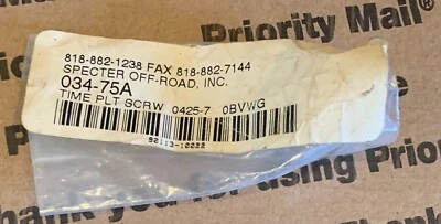 Toyota Land Cruiser One Timing Plate Screw Fits 1968-8/87 F/2F Gas Engine - Image 1 of 3