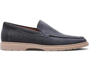 Steve Madden Neekon Loafers Slip On Casual Shoes Mens 11 M Navy Suede $120 NEW - Picture 1 of 9