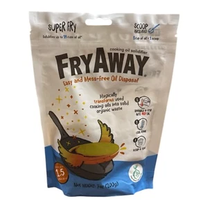 Cooking Oil Solidifier, Super Fry, 7 oz (200 g)-FRYAWAY Plant-Based Eco Friendl - Picture 1 of 3