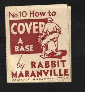 1936 RABBIT MARANVILLE HOW TO: COVER A BASE 4 PAGES - Picture 1 of 2