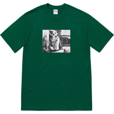 Camiseta Supreme Mike Kelley Hiding From Indians Negra Naranja Verde F/W 18 Foto 1 de 4