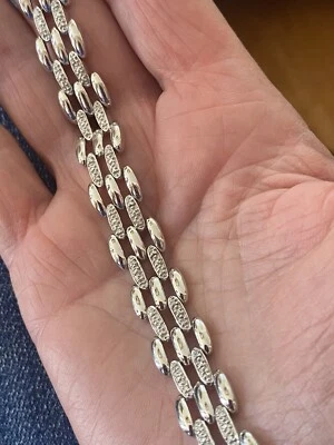 JWBR Sterling Silver Link Bracelet 8.5” Length #402 - Image 1 of 4