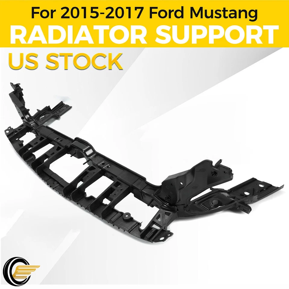 Barra de amarre superior negra con soporte de radiador para Ford Mustang 2015-2017 FO1225227 Foto 1 de 4