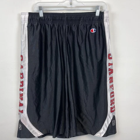 Champion Stanford Cardinal Basketball Shorts NCAA College Black Size XL Cover