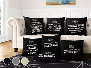 Funny Caravan Pillow Cushion - Personalised Camping Quotes for Caravan/Campervan - Picture 1 of 8