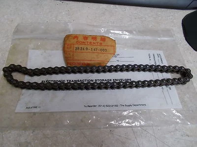 Cadena Dr de arranque Honda 1977-1980 NA50 NC50 Express II 28240-147-003 NUEVO OEM Foto 1 de 4