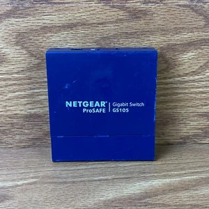 Netgear ProSafe GS105v5 Plug & Play 5 LAN Port Gigabit Desktop Network Switch - Picture 1 of 7