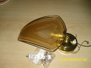 * Ältere Wandlampe - Leuchte  mit Halterung , siehe Foto´s * - Bild 1 von 3