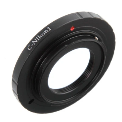 C Mount Lens to Nikon 1 Mount Mirrorless Interchangeable Adapter Ring V1 V2 J1 - Image 1 of 4