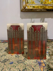 FRANK LLOYD WRIGHT - Set mit zwei (2) Kerzen - SEHR SELTEN - Nagelneu! - Bild 1 von 3