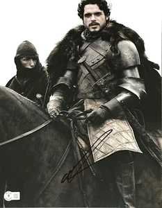 Richard Madden Signed Autograph Game of Thrones 11x14 Photo Beckett COA - Picture 1 of 1