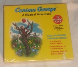 CURIOUS GEORGE A MUSICAL ADVENTURE 3 CD SET NEW SEALED - Picture 1 of 2