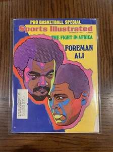 Sports Illustrated October 28, 1974 The Fight In Africa Foreman Ali!!!!! - Picture 1 of 9
