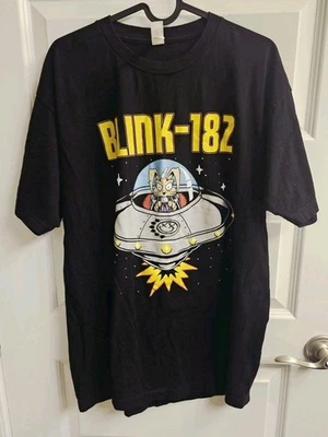 Camiseta de concierto BLİNK 182 World Tour 2023 Alien Spaceship para hombre X-Large Band Foto 1 de 4