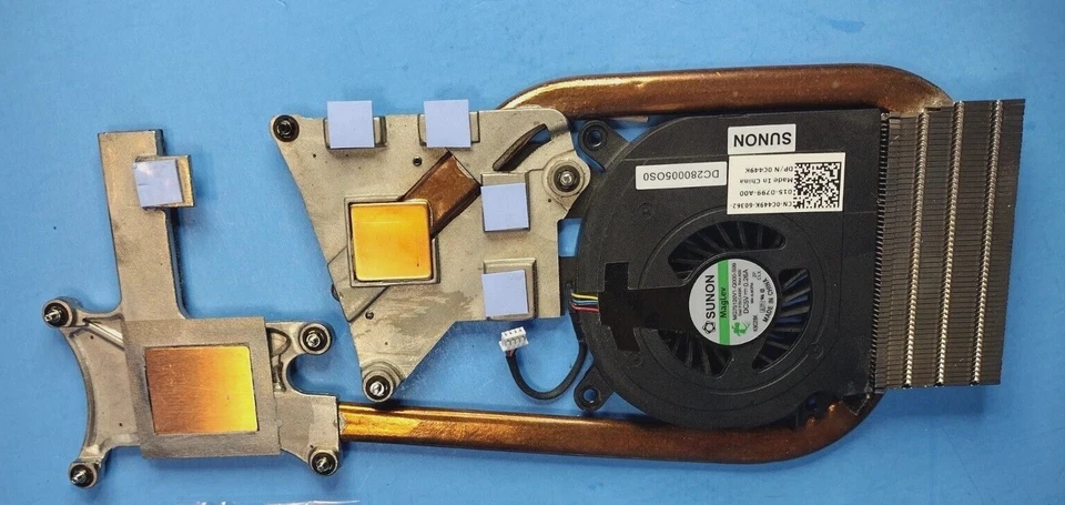 Dell Precision M4400 Laptop CPU Cooling Fan & Heatsink 33N1T,033N1T - Image 1 of 1