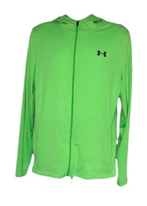 Under Armour Kapuzenpullover Herren grün mit durchgehendem Reißverschluss  - Bild 1 von 3